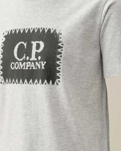 Kids C.P. Company Vêtements 2-3 Ans^U16 Cotton Jersey 30/1 Label Style Logo T-Shirt
