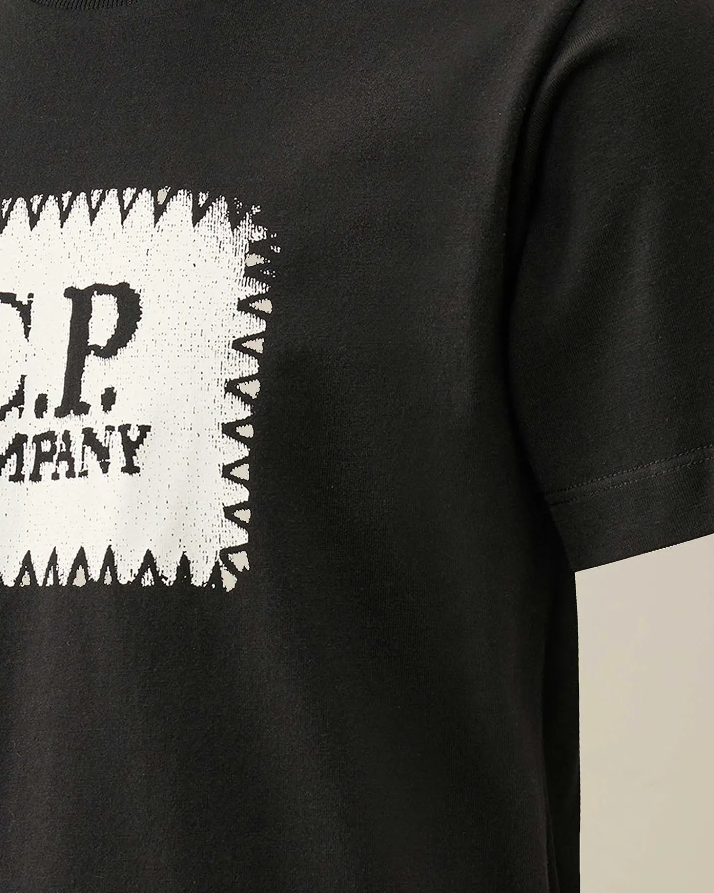 Kids C.P. Company Vêtements 10-14 Ans^U16 Cotton Jersey 30/1 Label Style Logo T-Shirt