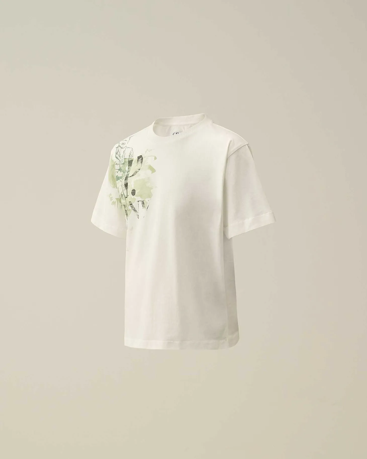 Kids C.P. Company Vêtements 4-8 Ans^U16 Cotton Jersey 30/1 Maxi Logo T-Shirt