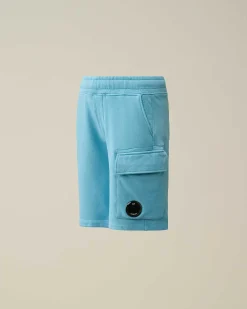 Kids C.P. Company Vêtements 4-8 Ans^U16 Diagonal Fleece Cargo Shorts