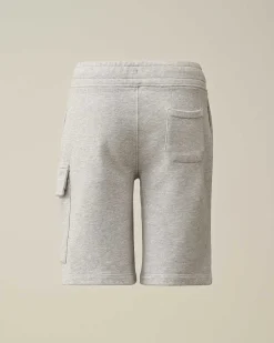 Kids C.P. Company Vêtements 10-14 Ans^U16 Diagonal Fleece Cargo Shorts