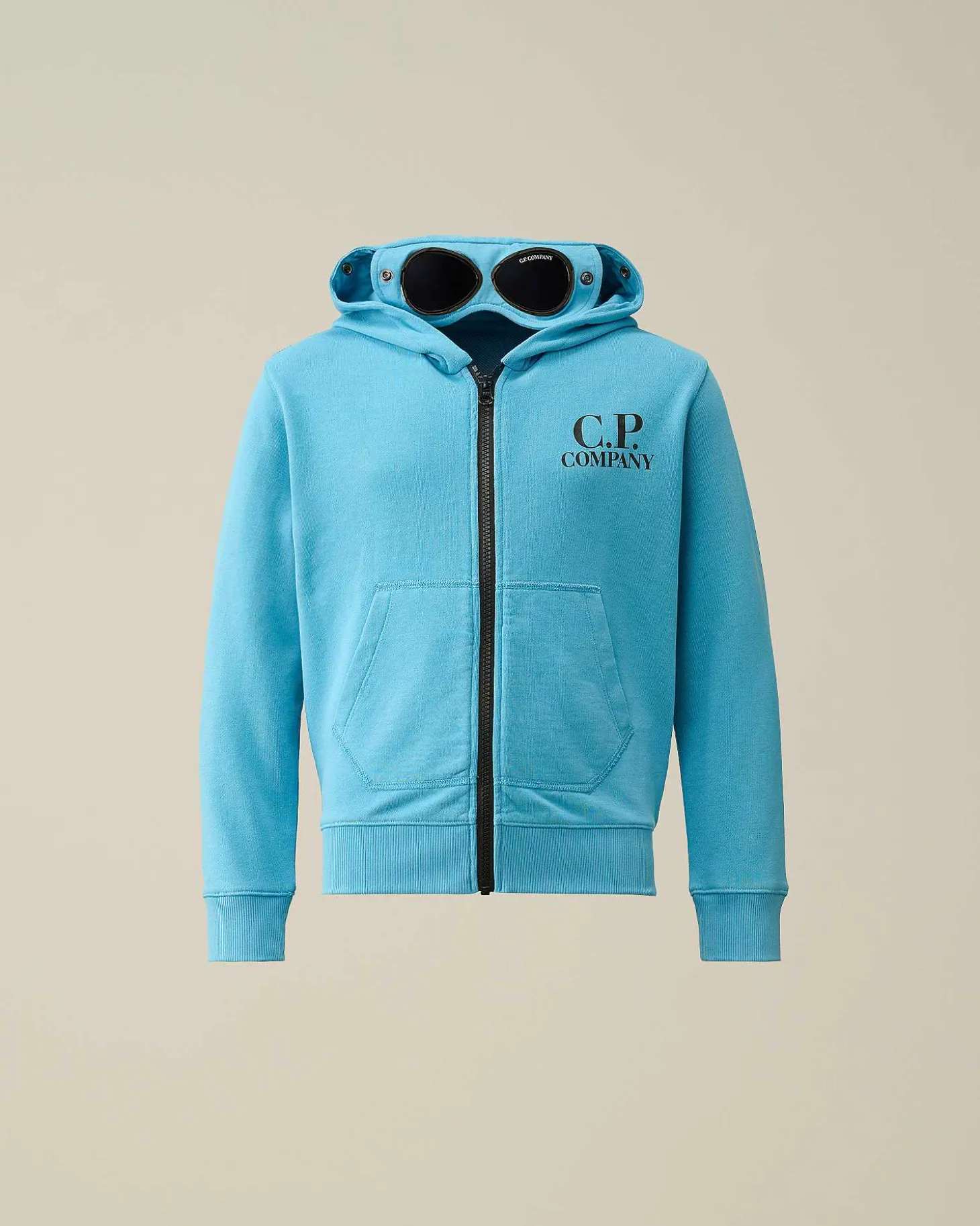 Kids C.P. Company Vêtements 4-8 Ans^U16 Diagonal Fleece Goggle Hoodie