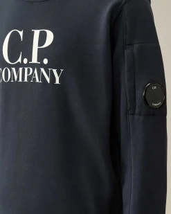 Kids C.P. Company Vêtements 10-14 Ans^U16 Diagonal Fleece Logo Sweatshirt