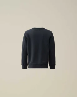 Kids C.P. Company Vêtements 2-3 Ans^U16 Diagonal Fleece Logo Sweatshirt