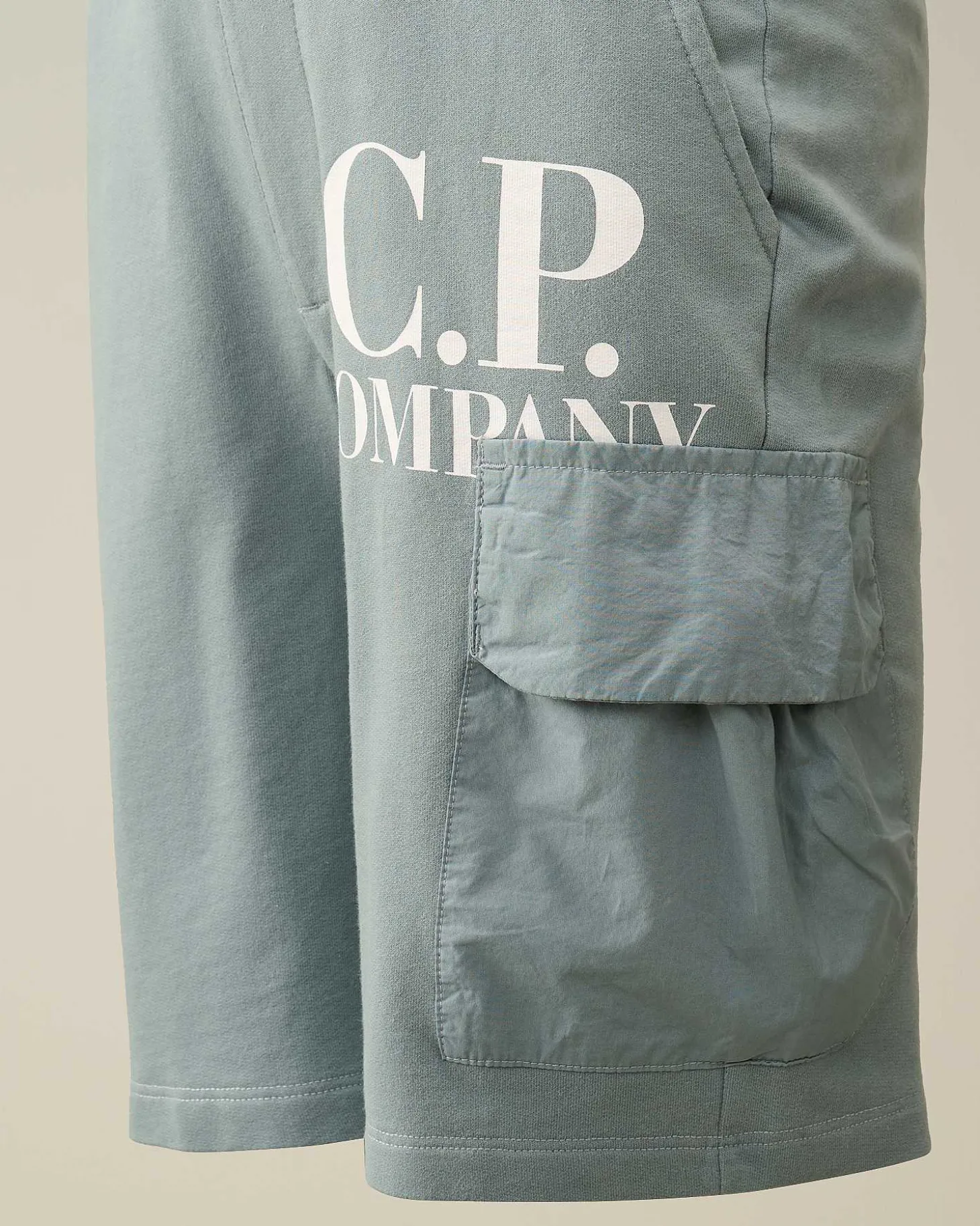 Kids C.P. Company Vêtements 10-14 Ans^U16 Light Fleece Mixed Cargo Shorts