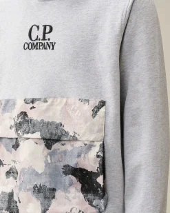 Kids C.P. Company Vêtements 4-8 Ans^U16 Light Fleece Mixed Graphic Hoodie