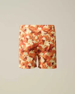 Kids C.P. Company Vêtements 10-14 Ans^U16 Ripstop Printed Swim Shorts