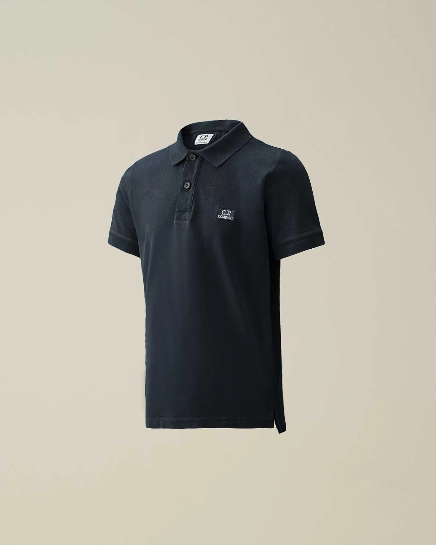 Kids C.P. Company Vêtements 4-8 Ans^U16 Stretch Piquet Logo Polo Shirt