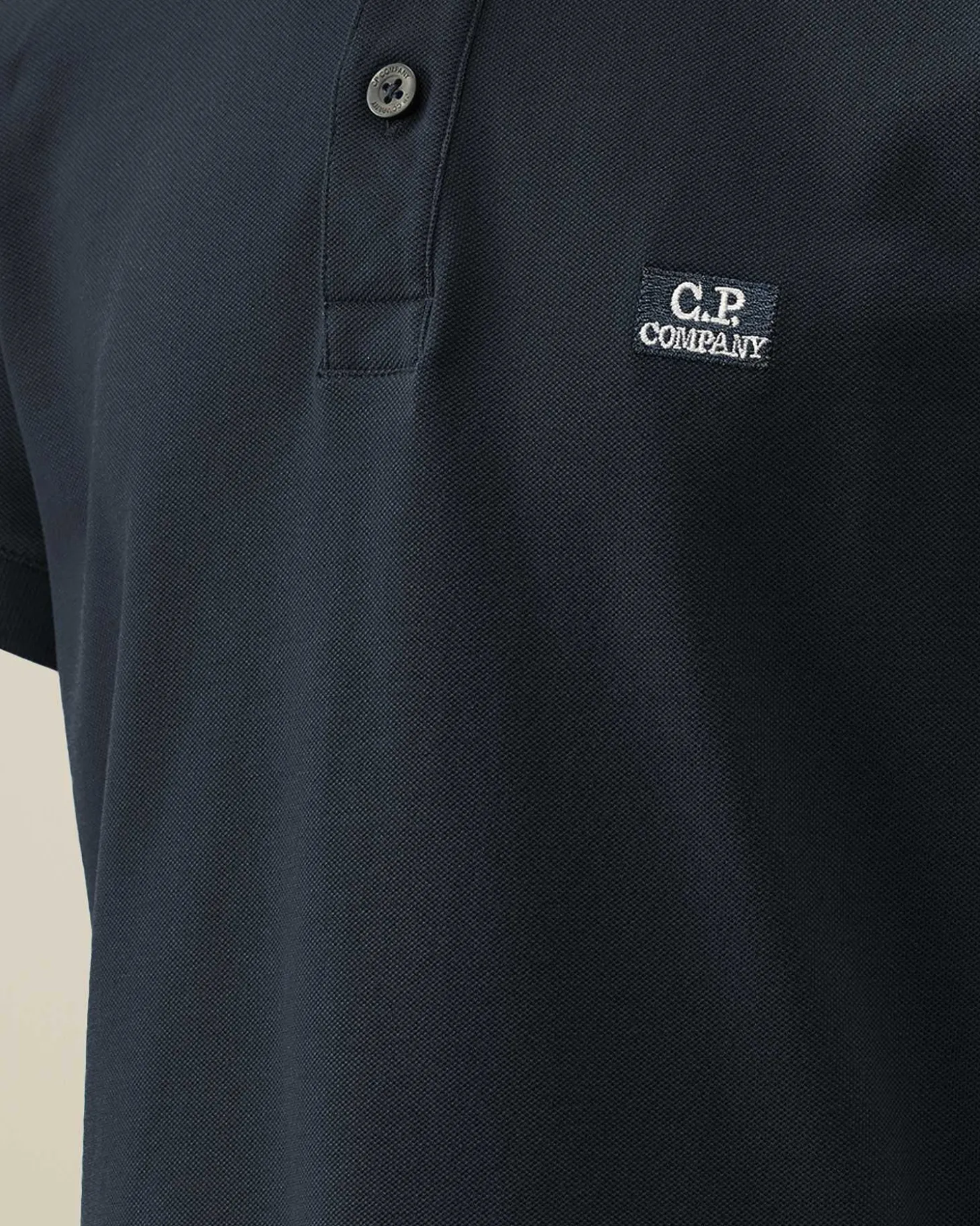 Kids C.P. Company Vêtements 4-8 Ans^U16 Stretch Piquet Logo Polo Shirt