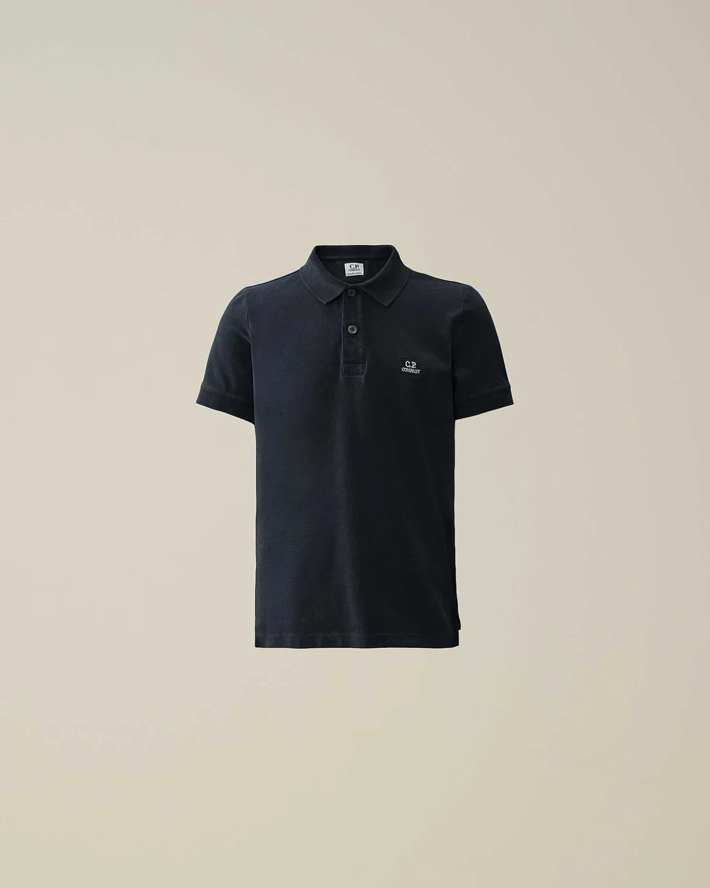Kids C.P. Company Vêtements 2-3 Ans^U16 Stretch Piquet Logo Polo Shirt