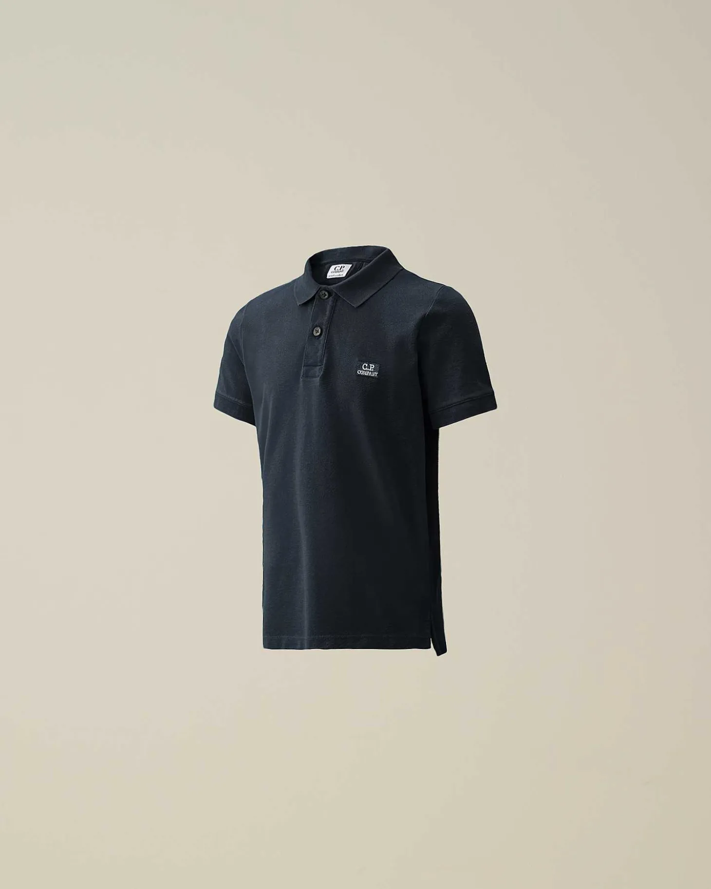 Kids C.P. Company Vêtements 2-3 Ans^U16 Stretch Piquet Logo Polo Shirt